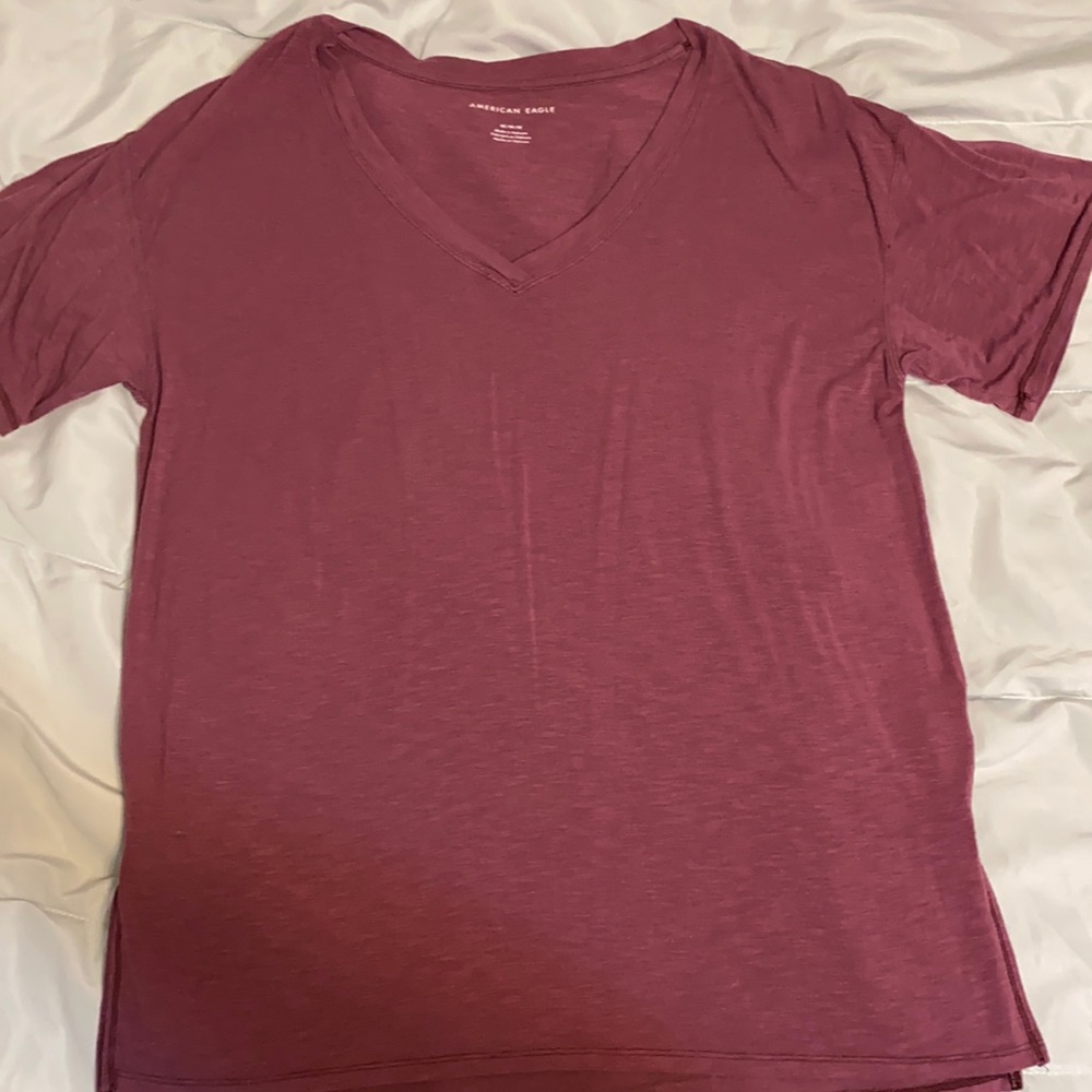 purple american eagle short sleeve